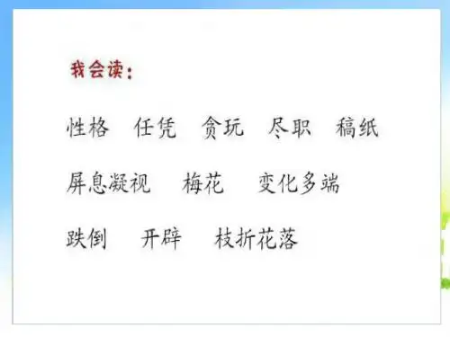 《猫》第二课时