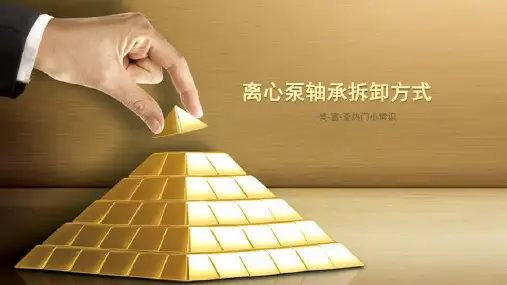 离心泵轴承拆卸方式