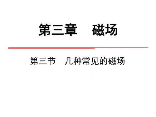 磁场 (共100张PPT)