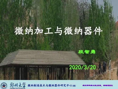 微纳加工与微纳器件