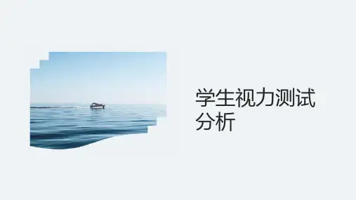 数据可视化呈现与解读 小学学生视力检查登记表