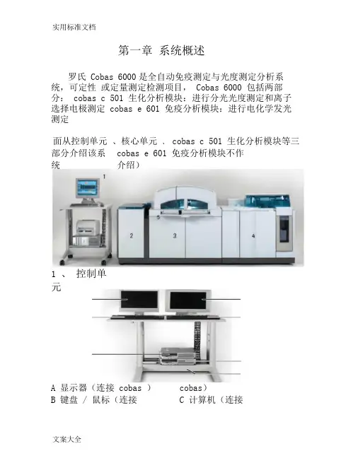 Cobasc501分析仪用户操作手册