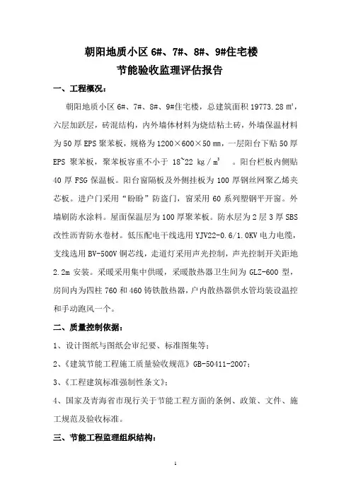 节能评估报告