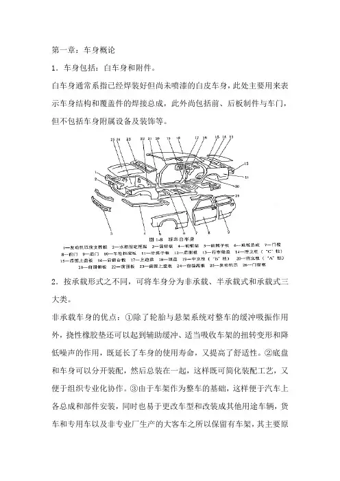 汽车车身结构与设计