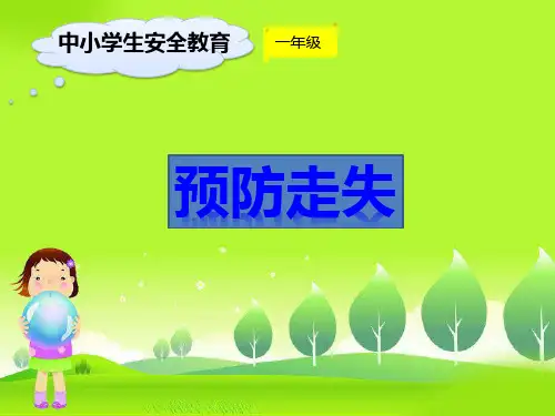 课件：《预防走失》