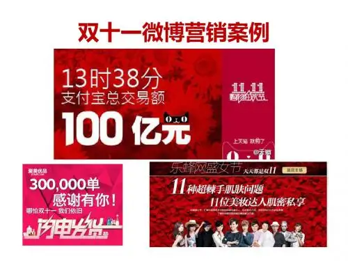 双十一微博营销案例
