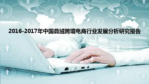 2016-2017年中国县域跨境电商行业发展分析研究报告