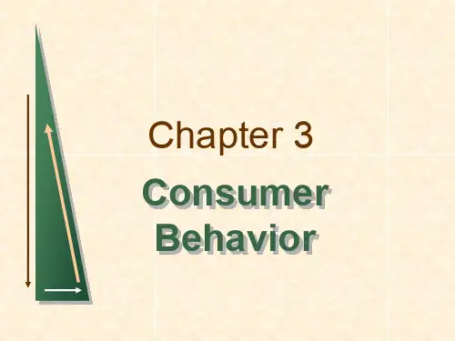 chapter 3  ConsumerBehavior(微观经济学-华侨大学,Jeff)