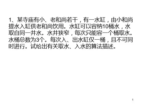 PV操作题PPT课件