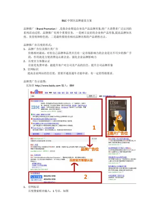 品牌建设方案