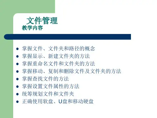windows(二)文件管理