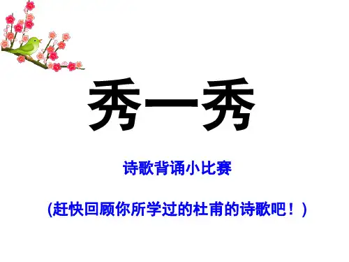杜甫《旅夜书怀》市优质课大赛一等奖