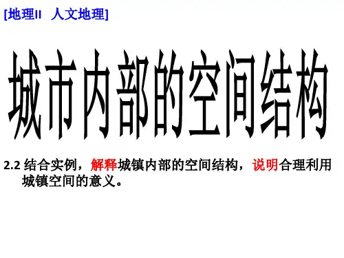 城市内部的空间结构(定稿)
