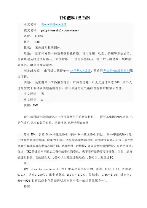 TPX塑料