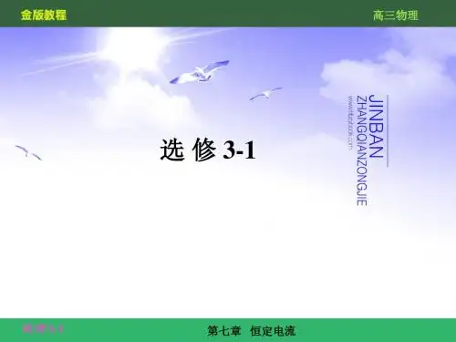 第七章 恒定电流7-1(新课标复习资料)