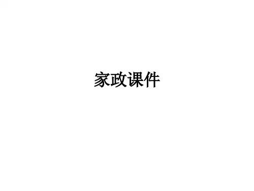 家政ppt课件
