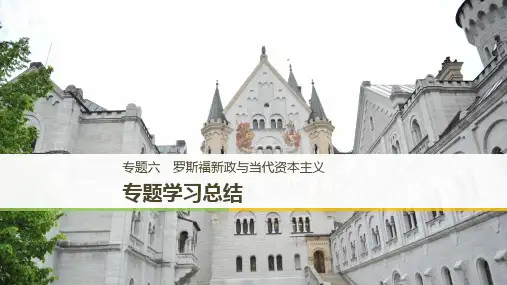 高中历史专题六罗斯福新政与当代资本主义专题学习总结课件人民版资料