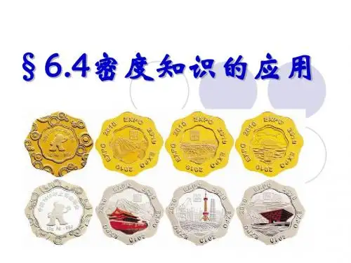 6.4密度知识的应用教学ppt