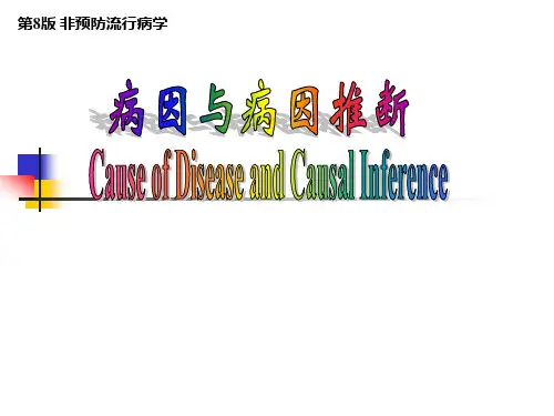 第3章病因与病因推断