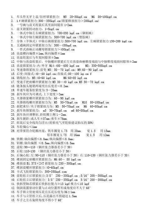 制程扭力(1)