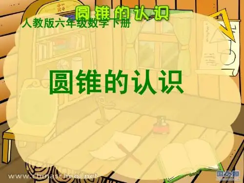 《圆锥的认识》课件1