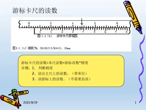 游标卡尺读数练习(公开课)