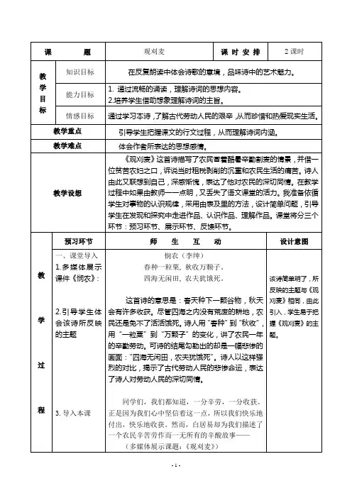 观刈麦 2