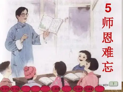 《师恩难忘》PPT课件
