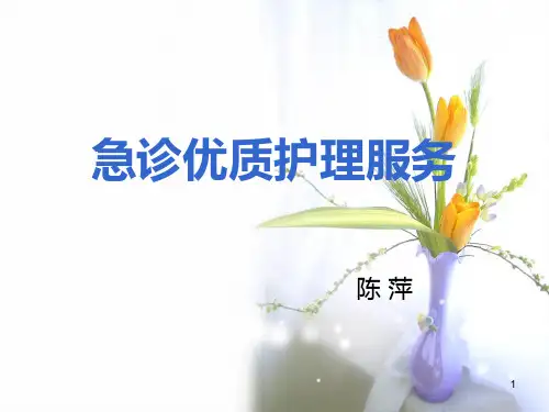 急诊优质护理服务PPT课件
