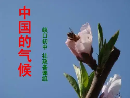 中国气候复习