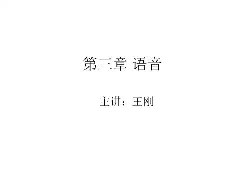 语音 第一部分