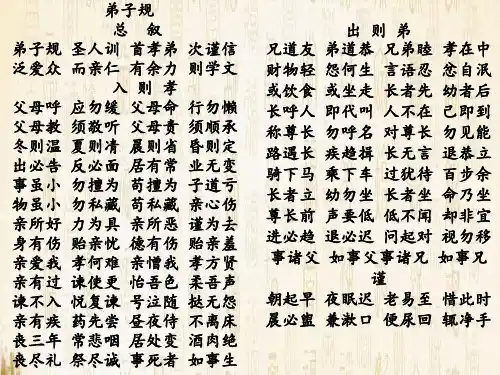 弟子规--冠必正纽必结袜与履俱紧切置冠服有定位