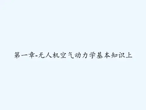 第一章-无人机空气动力学基本知识上 PPT