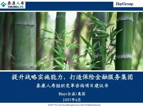 泰康人寿建议书-finalV6
