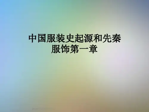 中国服装史起源和先秦服饰第一章