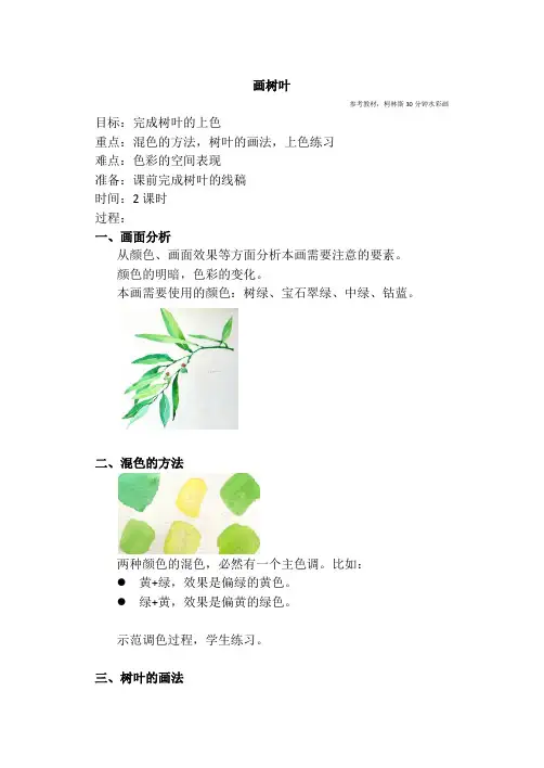 05 画树叶