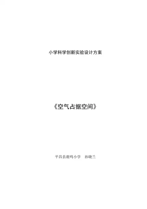 小学科学创新实验