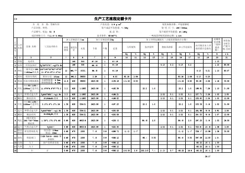 工艺卡片模板xin