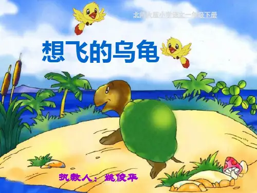 北师大版小学一年级下册语文课件 想飞的乌龟 