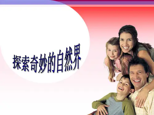 探索奇妙的自然界.