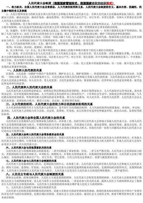 人民代表大会制度