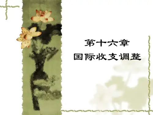 国际经济学国际收支调整PPT课件