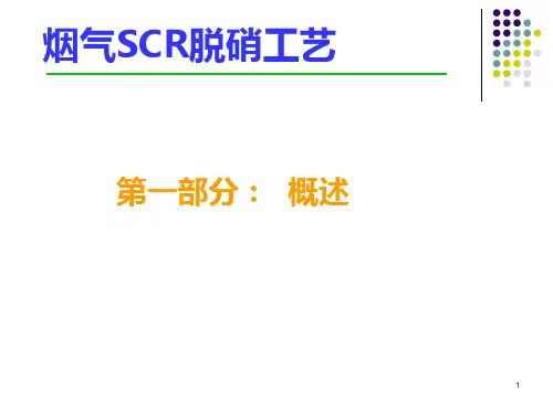 SCR脱硝工艺PPT课件