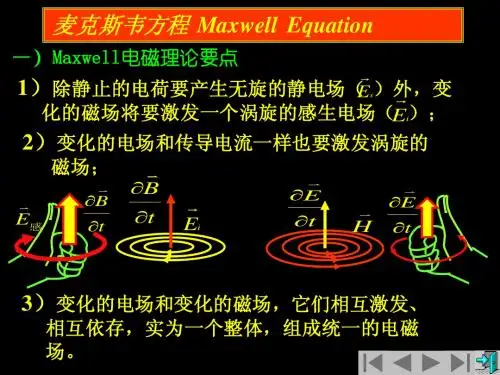第18章 麦克斯韦方程和电磁波
