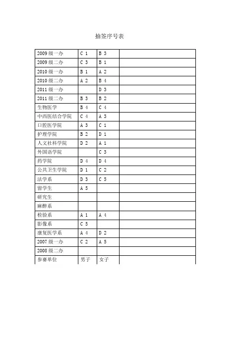 2012排球竞赛日程