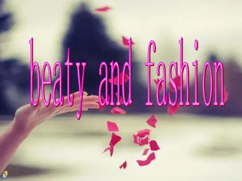 beaty and fashion