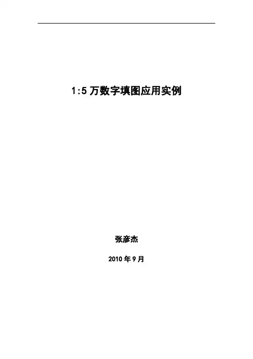 DGSS数字填图应用实例