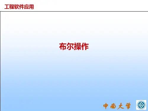 9.布尔操作