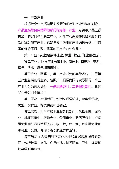 主要宏观经济指标解释