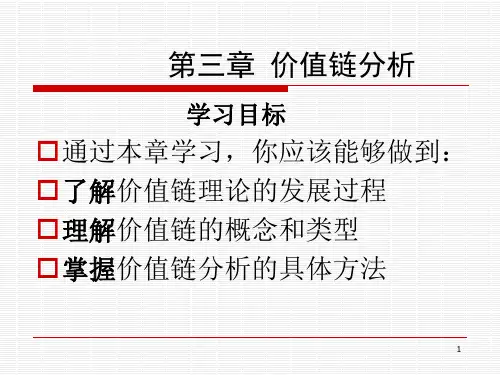 价值链分析ppt课件